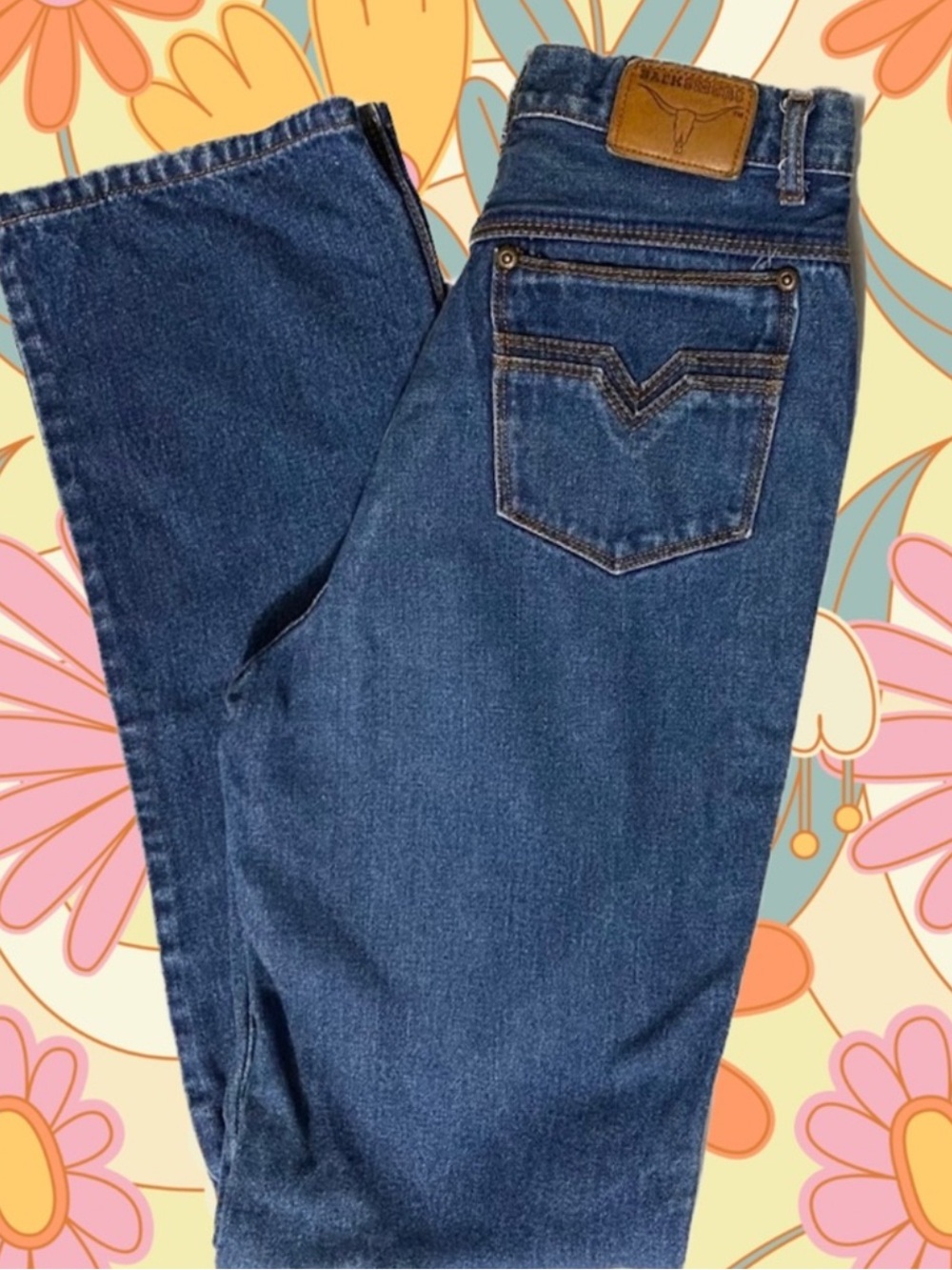 Vintage 1970’s  Backsiders Junior Jeans Size 7 Excellent Condition